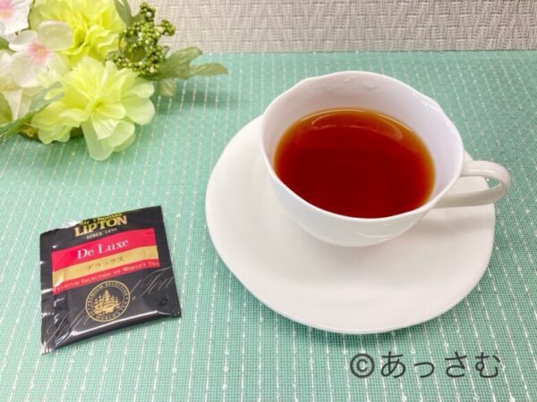 デラックスは、3種類の茶葉を組み合わせたブレンドティー。